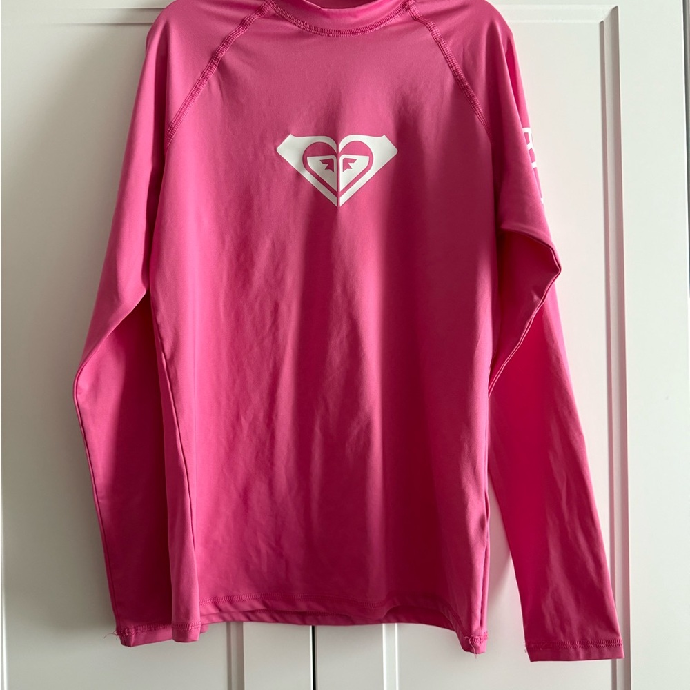 Roxy Vibrant Pink Rash Guard